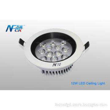 12watt CE RoHs Embedded AC 120V LED Ceiling Light , Warm Wh